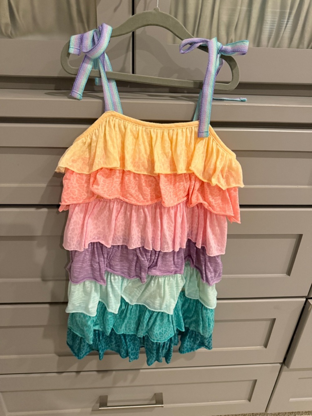 Pitusa Girls Ruffle Dress